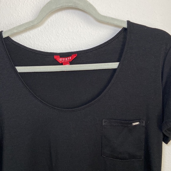 GUESS - CASUAL BLACK T-SHIRT - Picture 3 of 15